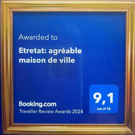 Etretat: Agreable Maison De Ville Luaran gambar